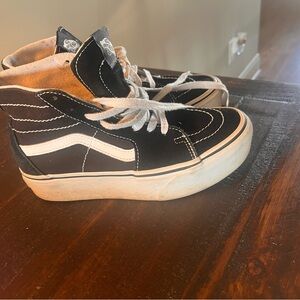 Vans Kids High-Top Black Sneakers